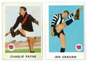 1965 Scanlens "Footballers", almost complete set [30/36]. Poor/G.