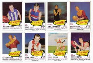 1966 Scanlens "Footballers", part set [8/72]. G/VG.