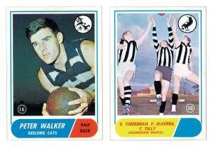 1969 Scanlens "Footballers", complete set [48]. Fair/VG.