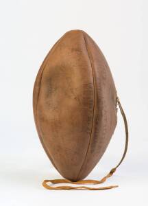 SIGNED FOOTBALLS, noted 1965 Great Britain v Kiwis (faded signatures); 1966 Great Britain v Kiwis with c42 signatures; 1970 Great Britain v Kiwis with c41 signatures. (3 items).