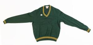 SOUTH AFRICA: Group with Tommy Bedford's SA pullover (25 Tests 1963-71); Harry Viljoen's signed South Africa jersey; Springbok replica jersey & tracksuit top signed James Small; signed training shirts/T-shirts (4) including Chester Williams, Francois Pien