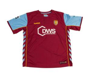 JAMES MILNER, match-worn Aston Villa shirt, number "11", worn against Manchester City 19.2.06. With CoA.