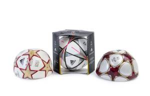 FOOTBALLS COLLECTION, noted UEFA Champions League (18) from 2003/4 to 2016; World Cup 2006 (4) & 2010 (2); Euro (6) from 2004-2016; Confederations Cup 2009; FIFA 100 Years; Beijing 2008 Olympics; Terrapass; also Mini World Cup Balls 1970-2006 (2 sets with