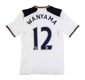 TOTTENHAM HOTSPUR, match-worn shirts (4) from 2016 International Champions Cup in Melbourne, comprising Wanyama - 12; Onomah - 25; Harrison - 39; Amos - 46. (4 items).