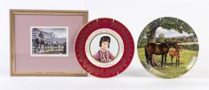 HORSE RACING GROUP, noted plates (3) including Lester Piggott's retirement & "The English Thoroughbred"; small print "The Spirit of Cheltenham"; racebbooks (11) including Royal Ascot, Grand National & Warrnambool.