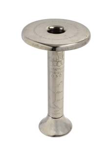 1936 BERLIN OLYMPIC TORCH (first Olympic Torch), made from steel by Krupp, designed by Carl Diem, comprising shaft with handguard, 27cm tall. Legend around top "* ALS DANK DEM TRAGER */ ORGANISATIONS- KOMITEE FUR DIE XI. OLYMPIADE BERLIN 1936", torch run 