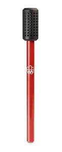 1976 MONTREAL OLYMPIC TORCH, aluminium, 67cm tall, stem painted red, with white Montreal logo, top painted black. Designed by George Huel and Michael Dall. The flame was carried from Olympia, Greece to Athens where it was transferred by satellite to Ottaw