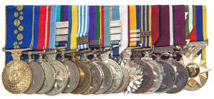 MEDALS: AUSTRALIA, OAMÂ Group of Seventeen, plus Miniature Set, OAM; 1939-45 War Medal; 1939-45 Service; 1945-75 Active Service Â - 3 clasps Korea, Malaysia, Vietnam; Korea Medal; UN Service - Korea clasp; General Service - Borneo clasp; Vietnam Medal; 19