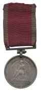 GREAT BRITAIN: CAMPAIGN MEDALS,&Acirc;&nbsp;&Acirc;&nbsp;WATERLOO MEDAL,&Acirc;&nbsp;1815 impressed &Acirc;&nbsp;' * HUGH PERRY, 3rd BATT. GRENAD. GUARDS. * *", rev. 'GEORGE P REGENT' bust facing left, replaced suspension loop, VF. [The first awarded and named medal presented to all ranks who serve