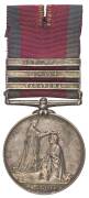 GREAT BRITAIN: QUEEN VICTORIA CAMPAIGN MEDALS: MILITARY GENERAL SERVICE MEDAL, 3 clasps 'ALBUHERA', 'BUSACO', and 'TALAVERA', MY #98, impressed 'W. Mc KAY, SERJt. 3rd FOOT.', VF. &Acirc;&nbsp; &Acirc;&nbsp;