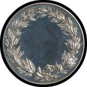 GREAT BRITAIN:&Acirc;&nbsp;ROYAL HORTICULTURAL SOCIETY Silver 45mm&Acirc;&nbsp;'POMONA FLORA / AFFILIATED SOCIETIES' rev. laurel wreath, not awarded, in case, aUNC. - 2