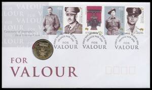 PNC's:Â Selection including 2000 $1 'The Last Anzacs' and $1 'Victoria Cross', 2010 $1 'Powered Flight' x3 (one with 'London 2010' & 'Australia 2013' overprints #007/500), 2012 'Australian Zoos' with 'Australia 2013' overprint #045/150 and 2013 20c & $1 '