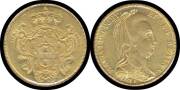 PROCLAMATION COINS: Brazil, 4 Escudos/ 6400 Reiss (Â£2/-), Maria I, 1787R, gold (14.34g), EF.