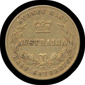 1866Â Type II, Sydney Mint reverse, McDonald #013, aVF.