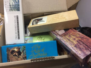 TWO HUNDRED DOLLARS:&Acirc;&nbsp;$200 Proofs, 1988 Bicentenary, and 1989-94 Pride of Australia, in boxes with cardboard outers.