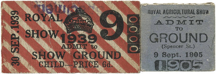 VR EDMONDSONS: Group to Showgrounds/Show Platform (24); plus group (100+) of mainly unusual Edmondson tickets, noted large group with 1978/9 printed dates for various Melbourne & country race meetings, mainly Flemington Spring Racing Carnival; Royal Melbo