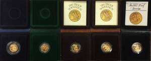 QEII: 1979-82 (1980 x2) Proofs, in Royal Mint soft opening cases.