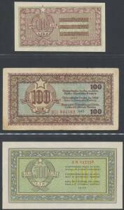 ITALIAN OCCUPATION OF&Acirc;&nbsp;ALBANIA, ISTRIA, FIUME & &Acirc;&nbsp;MONTENEGRO : 1939 20 Franga, 1940 100 Franga, and 1 to 10 Lek, plus 1926 (ND) 20 Franka Ari, condition varied,.
