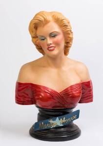 MARILYN MONROE, bust of Marilyn Monroe, possibly from a movie theatre, 66cm tall.