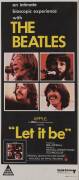 THE BEATLES: "The Beatles "Let it be" (1970), Australian daybill movie poster, framed & glazed, overall 36x78cm.