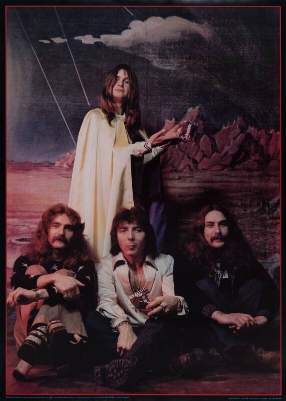 BLACK SABBATH: Commercial poster, published by Big O [London, 1976], size 61x85cm.