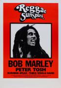 ROCK POSTERS, noted "Reggae Sunsplash. starring Bob Marley, Peter Tosh, Burning Spear, Third World Band. A Filmed Document of the Montego Bay Music Festival, Jamaica, July 79"; "Deborah Harry/ Def Dumb & Blonde Concert Touring March 1990"; "Metallica/ Poo - 3
