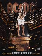 AC/DC: Posters (4), "AC/DC, The Razors Edge Tour, Australia, Oct/Nov 1991"; "AC/DC, Extra Concerts by Demand/ Touring October & November. Book Now!"; "Bon" (signed by photographer Graeme Webber); "AC/DC, New Album 'Stiff Upper Lip' Out Now".