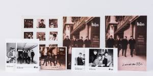 THE BEATLES: Press Kits for the album "The Beatles - Live at the BBC" (1994). Each Press Kit contains an Album sampler CD (Promotional Copy - Not For Sale), press photographs (4) & commentary by the BBC's Kevin Howlett. One Press Kit has a photo on the in