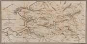 UNITED KINGDOM: "A Map of the Lakes in Cumberland, Westmorland and Lancashire" by Thomas West [London, 1784], window mounted, framed & glazed, overall 26x33cm.