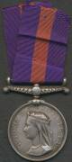 GREAT BRITAIN: NEW ZEALAND MEDAL, (undated), KM #123, Veiled head of Queen Victoria, rev. 'NEW ZEALAND / VIRTITUS HONOR' surrounding wreath, suspender ornamented with New Zealand ferns, engraved ' 3135. Pte E. KEARNS. 1/12th..FOOT.', VF. - 2