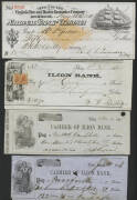 Cheques: USA, 19th Century collection from various banks, most with revenue stamps affixed,&Acirc;&nbsp; - 3
