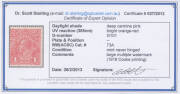 KGV LM Wmk: 1d carmine-pink Cooke Printings BW #73A, unmounted, Cat $1250. Scott Starling Certificate (2013). - 2