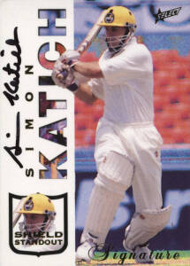 1998 Select "Shield Standout Signatures" [9]. G/VG.