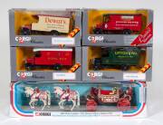 CORGI: Group of Model Cars and Carriages Including 1902 State Landau- The Queens Silver Jubilee 1977 (41); And, &lsquo;Corgi Classics&rsquo; Thornycroft Van (924); And, &lsquo;Corgi Classics&rsquo; Royal Mail Van (902). Most mint, all in original cardboard packaging. (19 items) 