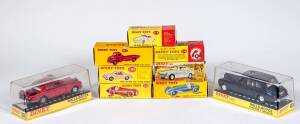 DINKY: Group of 1950’s-60’s Group of Model Cars Including Talbot Lago Racing Car (230); And, Fordson Thames Flat Truck (422); And, Alfa Romeo 1900 Super Sprint (185). All mint in original cardboard packaging. All mint in original cardboard packaging or pl