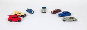 DINKY: Group of 1930’s-60’s Group of Model Cars Including Bentley Ambulance (30F); And, Streamlined Fire Engine (25H); And, Armstrong Siddeley Coupe (38E). Mixed condition but mostly very good to good, all unboxed. (40 items approx.)