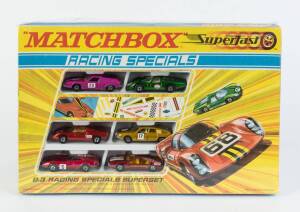 MATCHBOX: Vintage late 1970s Superfast ‘Racing Special’ Superset (G-3). All mint in original cardboard packaging.