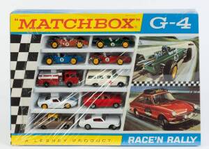 MATCHBOX: Vintage late 1960s ‘Race’n Rally’ Set (G-4). All mint in original cardboard packaging. 