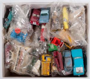 MATCHBOX: Miscellaneous Group of Model Cars From a Variety of Years Including Mercedes Benz 220 S.E. (53); And, Cement Mixer (3); And, Ford Zodiac (33); Mixed Condition but mostly very good to good. (50 items approx.)