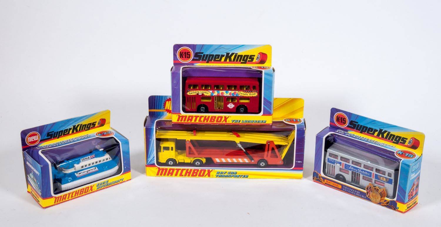 MATCHBOX: Group of 1970's 'Super Kings' Including SRN6 Hovercraft