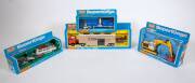 MATCHBOX: Group of 1980&rsquo;s Super Kings Including JCB Excavator (K-41); And, Animal Transporter (K-8); And, Volvo Rally Support (K-76). All mint in original cardboard packaging. (6 items)