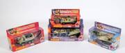 MATCHBOX: Group of 1970&rsquo;s &lsquo;Adventure 2000&rsquo; Including Raider Command (K-2001); And, Crusader (K-2003); And, Rocket Striker (K-2004). Most mint, all in original cardboard packaging. (5 items)