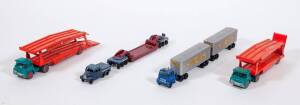 MATCHBOX: Group of Vintage Major Packs Including Cooper Jarrett Interstate Freighter (M-9); Guy Warrior Car Transporter (M-8); And, Pickford’s 200 Ton Transporter (M-6). Mixed Condition and unboxed. (4 items)  