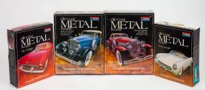 MOMOGRAM: Group of Model Car Hobby Kits Including Duesenberg Boattail Speedster (6200); And, 1931 Packard Dual Cowl Phaeton (6201); And, MG-TC (6102). All mint and unbuilt in original cardboard packaging. (5 items)