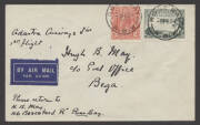 Aerophilately: 5 Feb.1934 (AAMC.353) Sydney - Bega flown cover, carried by Adastra Airways on their &euro;&scaron;&nbsp;inaugural flight. Cat.$75.