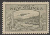 New Guinea: 1939 (SG.225) &euro;1 Bulolo Goldfields Airmail, MUH. Cat.&euro;140.