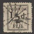 Fiji: POSTAGE DUES: 1917 (SG.D1) &euro;&scaron;&frac12;d black; a fine used example of this rare stamp. Cat.&euro;500.