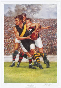 JACK DYER (Richmond), limited edition d'Arcy Doyle print "Captain Blood", signed by the artist and numbered 70/1500, size 55x81cm.