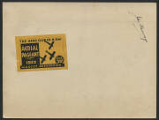 Aerophilately: 30 Sept.1933 (AAMC.331) Mascot Aerial Derby large souvenir postcard signed by all the competing aviators; with official yellow vignette on reverse. [Only 50 prepared]. Signatures include Mrs A. Lee, Marni Kerry, Jean Gardiner, J.R.Palmer, H - 2