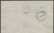 Aerophilately: 1st Oct.1934 (AAMC.426a) Melbourne - Launceston - Whitemark (Flinders Island) flown cover, carried on the inaugural service by Holymans Airways. Cat.$80. - 2